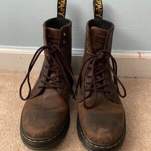 Dr. Martens Brown Combs Leather Boots Women’s 9